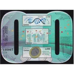 España Spain 5341 2019 Puesta en Circulación del Euro en España MNH
