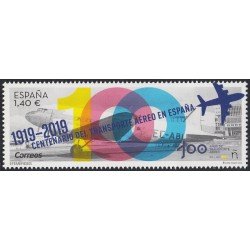 España Spain 5339 2019 Centenario del Transporte Aéreo en España MNH