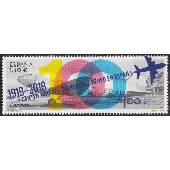 España Spain 5339 2019 Centenario del Transporte Aéreo en España MNH España Spain 5339 2019 Centenario del Transporte Aéreo en España MNH