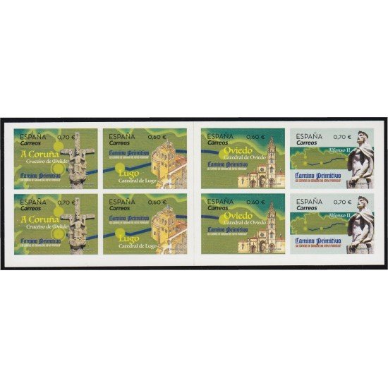 España Spain 5335/38 2019 Camino de Santiago MNH Carnet España Spain 5335/38 2019 Camino de Santiago MNH Carnet