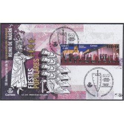 España Spain 5332 2019 50 Aniversario de la representación medieval del Reino Nájera SPD Sobre Primer Día España Spain 5332 2019 50 Aniversario de la representación medieval del Reino Nájera SPD Sobre Primer Día