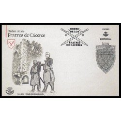 España Spain 5442 2020 Orden de los Fratres de Cáceres 1169-2019 SPD Sobre Primer Día España Spain 5442 2020 Orden de los Fratres de Cáceres 1169-2019 SPD Sobre Primer Día