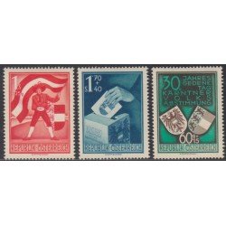 Österreich Austria 788/90 1950 30 aniversario del plebiscito carintio MH Österreich Austria 788/90 1950 30 aniversario del plebiscito carintio MH