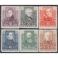 Österreich Austria 399/04 1931 Poetas MH Österreich Austria 399/04 1931 Poetas MH