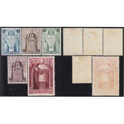 Bélgica 346/50 1932 Cardenal Mercier MH Bélgica 346/50 1932 Cardenal Mercier MH