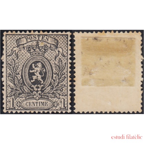 Bélgica 23 1866/67 Escudo Shield Tipografía MH