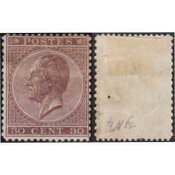 Bélgica 19 1865/66 Leopoldo I MH