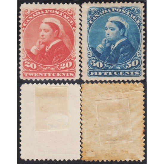 Canadá 36/37 1893 Reina Victoria MH Canadá 36/37 1893 Reina Victoria MH