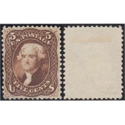 Estados Unidos USA 21 1861 Thomas Jefferson MH