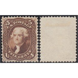 Estados Unidos USA 21 1861 Thomas Jefferson MH Estados Unidos USA 21 1861 Thomas Jefferson MH