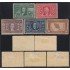 Estados Unidos USA 159/63 1904 Livingston Thomas Monroe Mac Kinley Carta MH