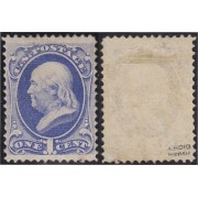 Estados Unidos USA 50 1870/82 Franklin Buste de Houdon MH