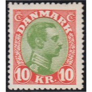 Dinamarca 149 1921/30 Christian X  MH