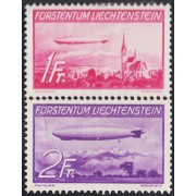 Liechtenstein A 15/16 1936 Zeppelines MH