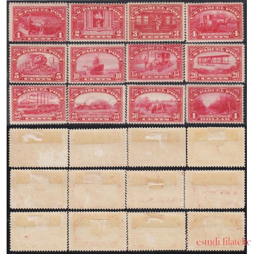 Estados Unidos USA 1/12 1912 Paquetes postales MH