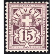 Suiza Switzerland 69 1882/99 Marca de control MH