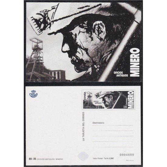 España Tarjetas del Correo y de Iniciativa Privada 142 2019 Oficios Antiguos Minero España Tarjetas del Correo y de Iniciativa Privada 142 2019 Oficios Antiguos Minero