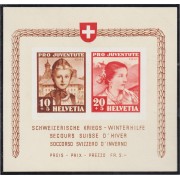 Suiza Switzerland HB 6 1941 Pro Juventud Rescate de invierno suizo   MH