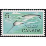 Canada 401 1968 Preservación de la naturaleza Pez Narval MNH