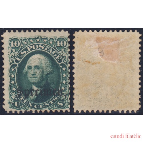 Estados Unidos USA 22 1861 George Washington MH