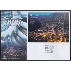 Andorra Española 484 2019 Concesión de FHASA SPD Sobre Primer día Andorra Española 484 2019 Concesión de FHASA SPD Sobre Primer día