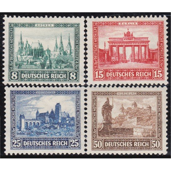 Alemania Imperio Germany 431/34 1930 Exposición Filatélica de Berlín MH Alemania Imperio Germany 431/34 1930 Exposición Filatélica de Berlín MH