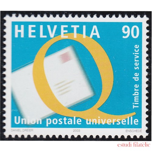 Suiza Switzerland Servicios 478 2003 Unión Postal Universal MNH