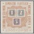 Brasil Brazil HB 7 1943 Timbres aéreos impresos en folletos cuadrados MH