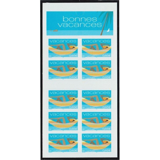 France Francia Autoadhesivos BC33 2002 Vacaciones MNH