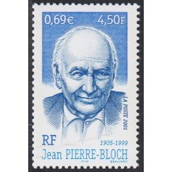 France Francia 3434 2001 Homenaje a Jean Pierre Bloch MNH France Francia 3434 2001 Homenaje a Jean Pierre Bloch MNH