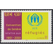 France Francia 3416 2001 50 Años de la Convención de Génova MNH
