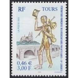 France Francia 3397 2001 74º Congreso de la Federación Francesa de Asociaciones Filatélicas MNH France Francia 3397 2001 74º Congreso de la Federación Francesa de Asociaciones Filatélicas MNH