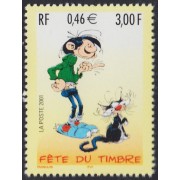 France Francia 3370 2001 Día del sellos Gaston Lagaffe MNH