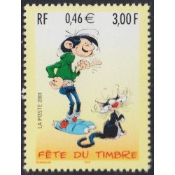 France Francia 3370 2001 Día del sellos Gaston Lagaffe MNH France Francia 3370 2001 Día del sellos Gaston Lagaffe MNH