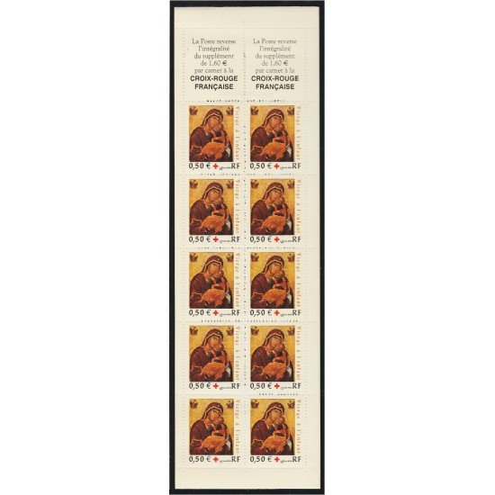 France Francia 3717 2004 Carnet Virgen e Infante Cruz Roja MNH France Francia 3717 2004 Carnet Virgen e Infante Cruz Roja MNH