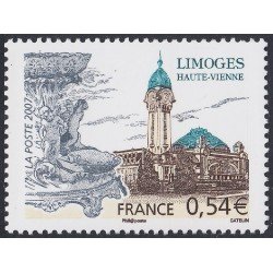 France Francia 4029 2007 Estación de benedictinas y detalle de porcelana MNH France Francia 4029 2007 Estación de benedictinas y detalle de porcelana MNH