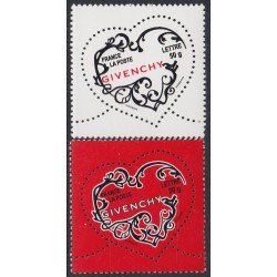 France Francia 3996/97 2007 San Valentín MNH France Francia 3996/97 2007 San Valentín MNH