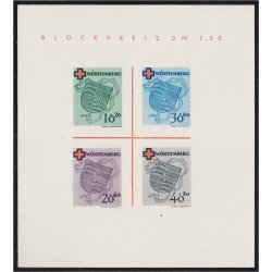 Alemania Wutemberg HB 1 Escudo Shield MNH Alemania Wutemberg HB 1 Escudo Shield MNH