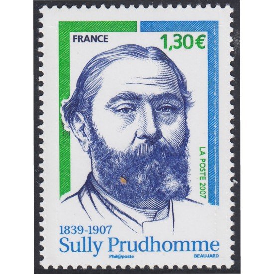 France Francia 4088 2007 Sully Prudhomme Poeta MNH France Francia 4088 2007 Sully Prudhomme Poeta MNH