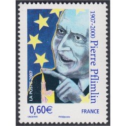 France Francia 4078 2007 Pierre Pflimlin Político MNH France Francia 4078 2007 Pierre Pflimlin Político MNH