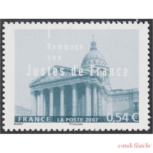 France Francia 4000 2007 Homenaje a la Justicia MNH