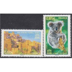France Francia Servicios 138/39 2007 UNESCO Koala MNH France Francia Servicios 138/39 2007 UNESCO Koala MNH
