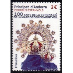 Andorra Española 517 2021 100 Años de La Coronación de Madre de Dios de Meritxel MNH Andorra Española 517 2021 100 Años de La Coronación de Madre de Dios de Meritxel MNH