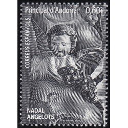 Andorra Española 491 2019 Navidad Ángeles MNH Andorra Española 491 2019 Navidad Ángeles MNH