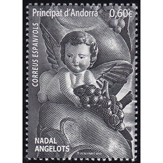 Andorra Española 491 2019 Navidad Ángeles MNH Andorra Española 491 2019 Navidad Ángeles MNH