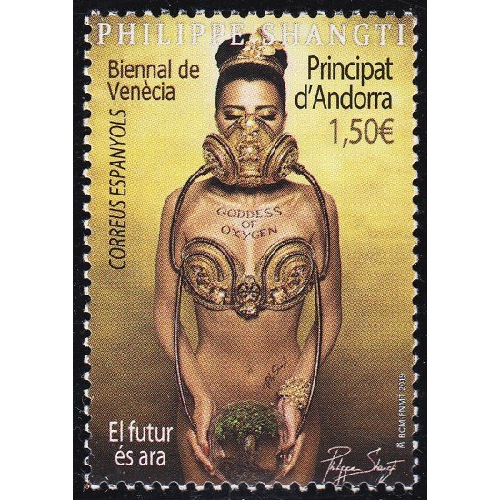 Andorra Española 487 2019 Bienal de Venecia MNH Andorra Española 487 2019 Bienal de Venecia MNH