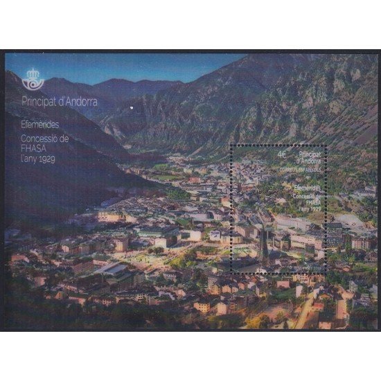 Andorra Española 484 2019 Concesión de FHASA MNH Andorra Española 484 2019 Concesión de FHASA MNH