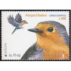 Andorra Española 482 2019 Aus Pit-Roig Ave Europa MNH Andorra Española 482 2019 Aus Pit-Roig Ave Europa MNH