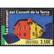 Andorra Española 480 2019 6º Centenario del Consejo de la Tierra MNH