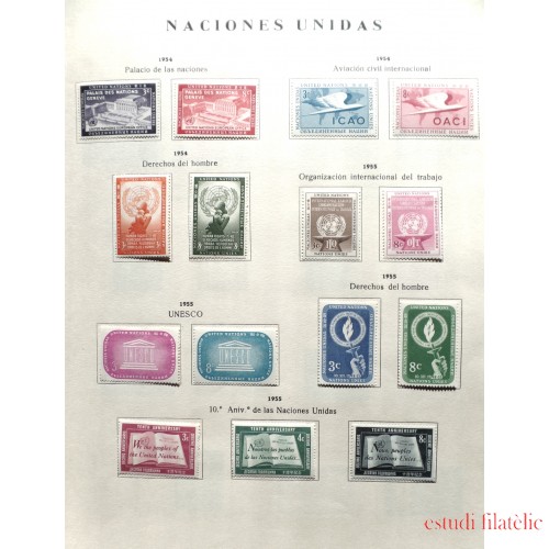 Colección Collection Naciones Unidas New York 1951 - 1987